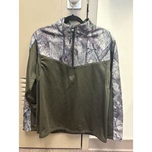 True Timber Camo Jacket Men’s Size Med Camouflage Quarter Zip Hunting